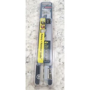 Bosch 1/2"‎ x 6" Blue Granite Turbo Concrete Hammer Drill Bit - HCBG16T